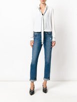 Thumbnail for your product : Moschino Boutique contrast lined blouse