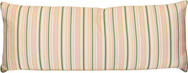 StyleCraft Home Tamara Day for StyleCraft Soft Stripe Pillow - Multicolor & Cream Blush - 24" x24"