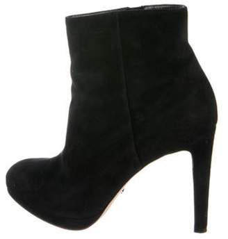 Sergio Rossi Suede Ankle Boots Black Suede Ankle Boots