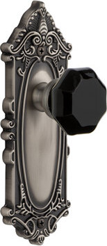 Grandeur Grande Victorian Plate Single Dummy with Lyon Door Knob