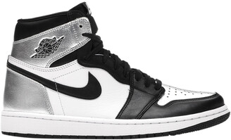Nike Jordan 1 Silver Toe Sneakers Size (US 9.5W) EU 41 - ShopStyle