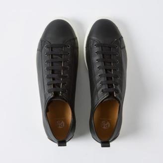 Paul Smith Men's Black Calf Leather 'Miyata' Sneakers