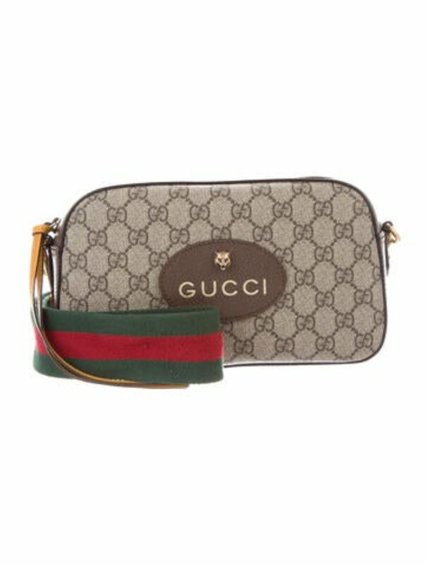 Gucci Neo Vintage GG Supreme Messenger Bag Brown ShopStyle