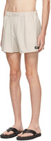 Thumbnail for your product : Coperni SSENSE Exclusive Beige Tailoring Boxer Shorts