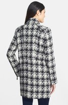Thumbnail for your product : Kenneth Cole New York Asymmetrical Zip Plaid Tweed Coat