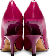 Thumbnail for your product : Maison Margiela Fuchsia Cut-Out Heel Pumps