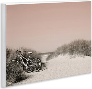 Bicycle Ride Paused Wall Plaque Art by Graffi*tee Studios