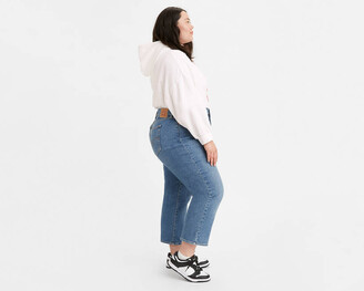 Levi's Wedgie Straight Fit Women's Jeans (Plus Size) - Salsa Dark Stone -  ShopStyle
