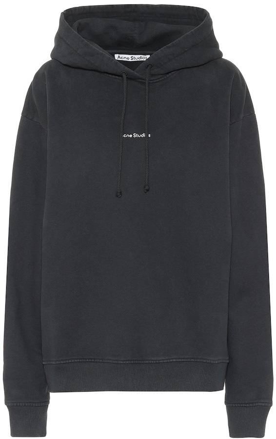 acne garment dyed sweatshirt black