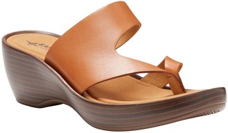 Eastland Leather Wedge Sandals - Laurel
