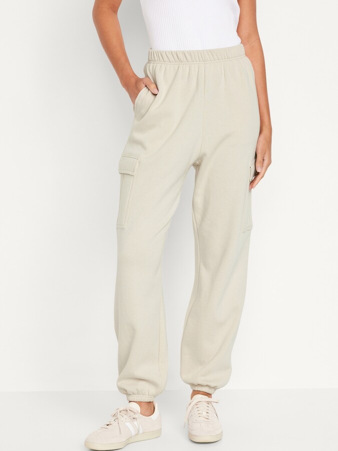 Old Navy High-Waisted Cargo Sweatpants - ShopStyle Pants