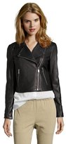 Thumbnail for your product : Andrew Marc black leather 'Caitlyn' asymmetrical motorcycle jacket