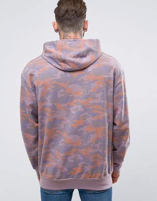 Majestic Oversized Yankees Hoodie In Camo Exclusive to ASOS