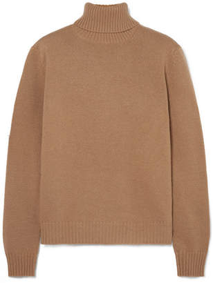 Max Mara Wool And Cashmere-blend Turtleneck Sweater - Beige