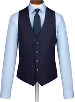 Thumbnail for your product : Charles Tyrwhitt Ink Burlington birdseye travel Classic fit suit