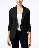 Thumbnail for your product : XOXO Juniors' Ruched-Sleeve Blazer