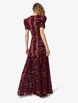 Thumbnail for your product : The Vampire's Wife Flocked Lace Velvet Maxi Gown