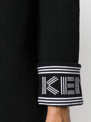 Kenzo logo cuff jumper
