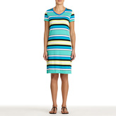 Thumbnail for your product : Jones New York Cove Blue V-Neck Dress