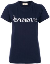 Thumbnail for your product : MAISON KITSUNÉ Parisienne-print cotton T-shirt