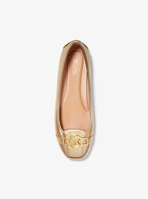 Tracee metallic leather moccasin Clearance