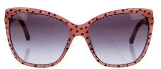 Dolce & Gabbana Star Printed Tinted Sunglasses
