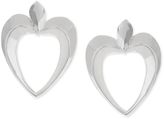 Thumbnail for your product : Robert Lee Morris Soho Earrings, Silver-Tone Sculptural Heart Drop Earrings