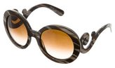 Thumbnail for your product : Prada Oversize Baroque Sunglasses