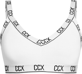 CCX  Women's Plus Size CCX Full Bust Bralette - white - 20W