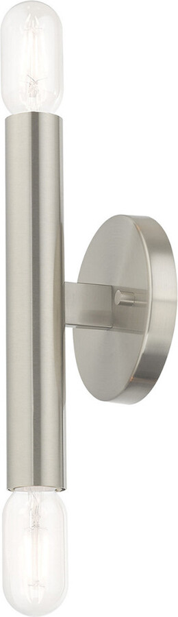 Livex Lighting Livex Copenhagen 2 Lt Brushed Nickel Ada Wall Sconce