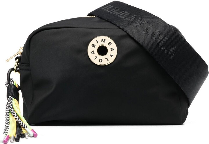 Bimba Y Lola Small Logo-Plaque Crossbody Bag - Black for Women