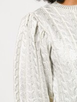 Thumbnail for your product : MSGM Metallic-Threading Knitted Jumper