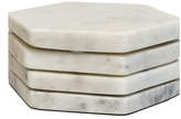 Thumbnail for your product : Caravan Set of 4 Hexagonal Marble Coasters