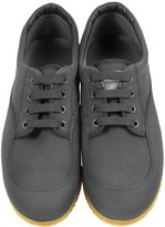 Thumbnail for your product : Hogan Traditional Black Canvas and Leather Low-top Sneaker
