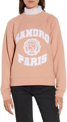 sandro orange hoodie