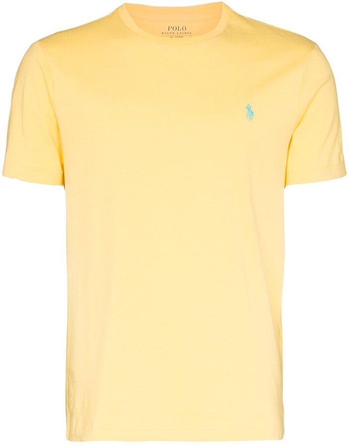 yellow ralph lauren t shirt