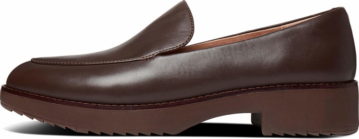 FitFlop Women's Talia Leather Loafers - ShopStyle Flats