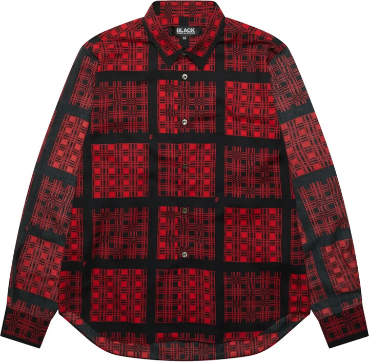 Comme des Garcons Check-Print Long-Sleeve Shirt