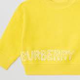 Thumbnail for your product : Burberry Stencil Logo Print Cotton Sweatshirt