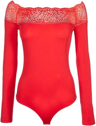 Wolford VISCOSE LACE STRING BODY