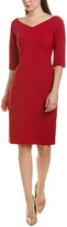 Thumbnail for your product : Lafayette 148 New York Alexia Wool-Blend Sheath Dress