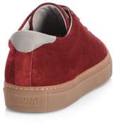 Thumbnail for your product : Brunello Cucinelli Round Toe Suede Low Top Sneakers
