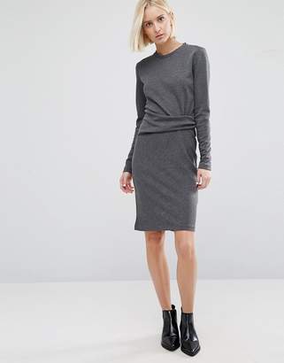 Warehouse Side Rouch Detail Dress