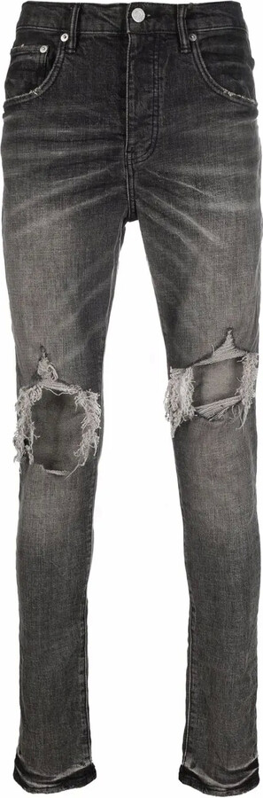 Purple Brand Low-Rise Slim-Fit Jeans