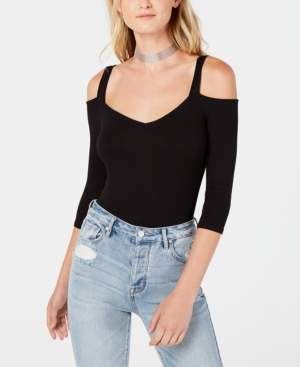 Project 28 Nyc Cold-Shoulder Sweetheart Bodysuit