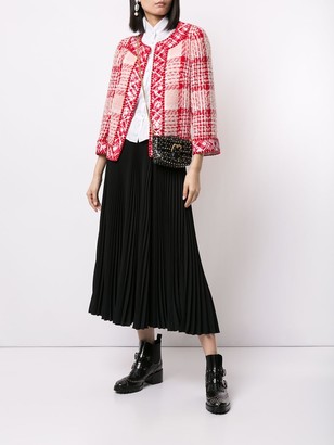 Andrew Gn Tweed Cropped Jacket