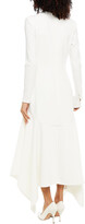 Thumbnail for your product : SOLACE London Asymmetric Crepe Midi Dress