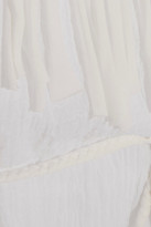 Thumbnail for your product : Eberjey Ship Wrecked Rania Fringed Cotton-Muslin Coverup