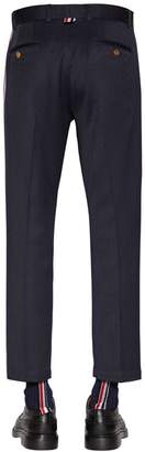 Thom Browne Unconstructed Wool Blend Chino Pants