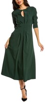 Thumbnail for your product : Kay Unger Catherine Solid Midi Dress